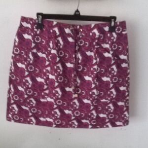 Vibrant Floral Mini Skort